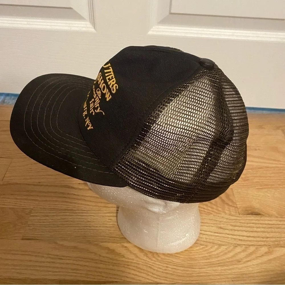 Vintage Woodcutter’s Show & Country Fair Trucker Snap Back Mesh Hat Brown